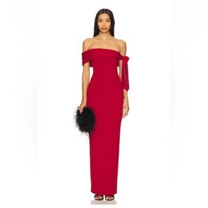 SNDYS x REVOLVE Jaymes Maxi Dress in Deep Red